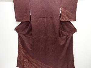 樹木模様訪問着